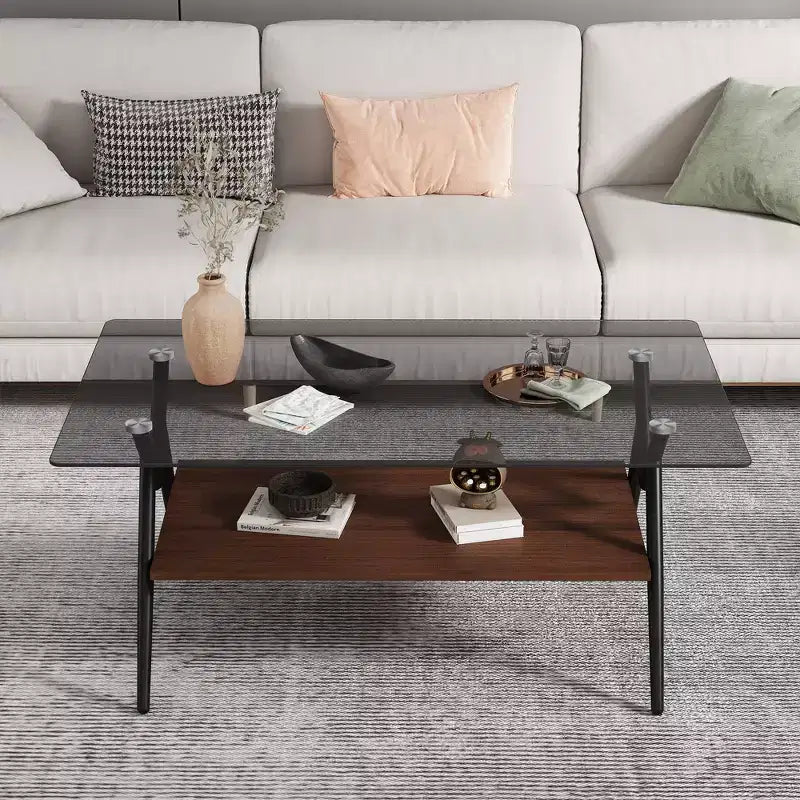 Table basse rectangulaire moderne