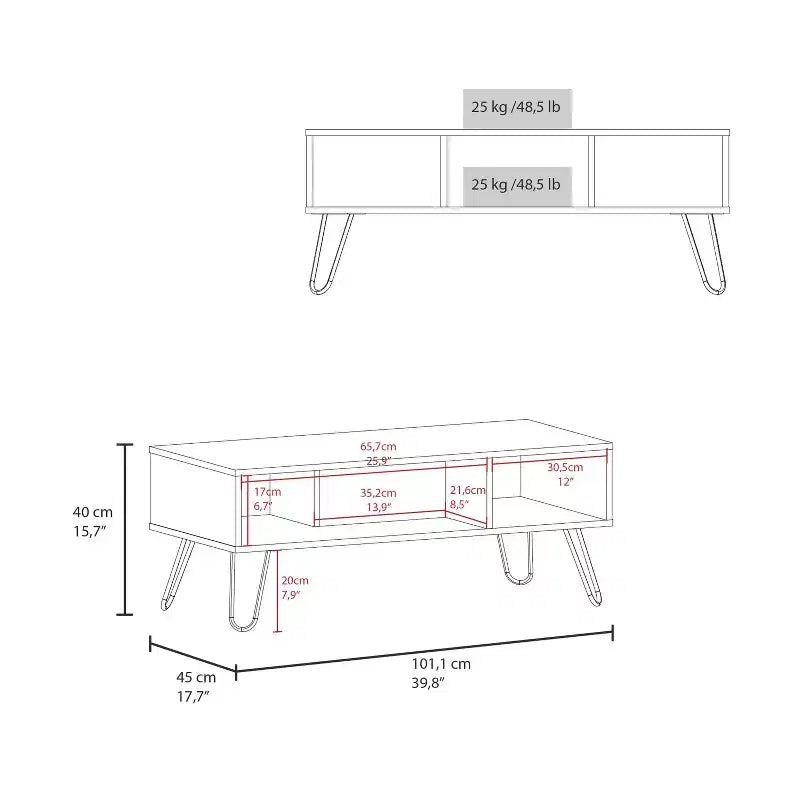 Table basse en bois