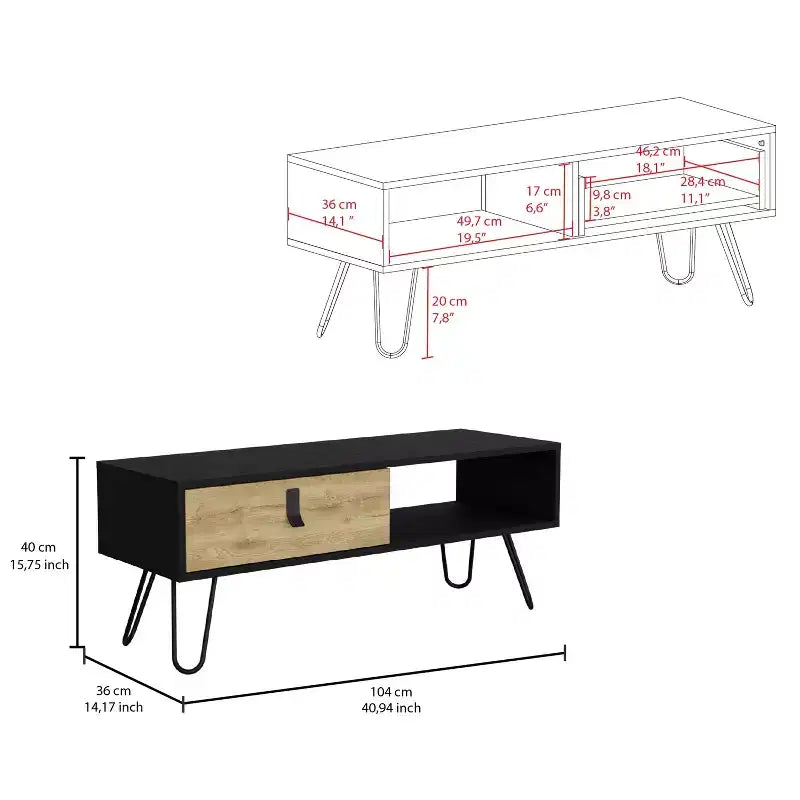 Table basse en bois