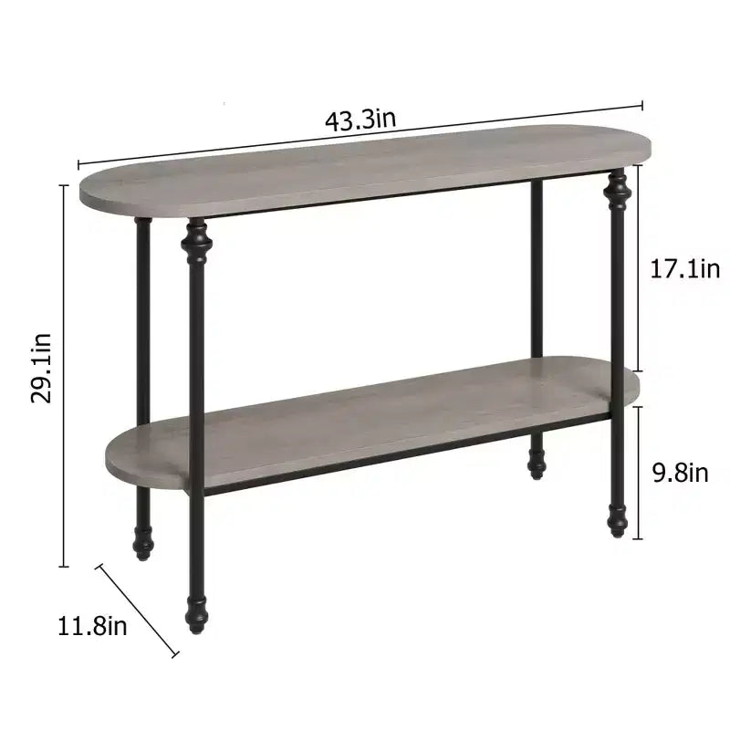 Console d'entrée avec rangement