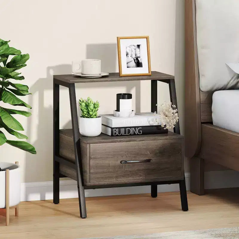 Table de chevet de style campagnard