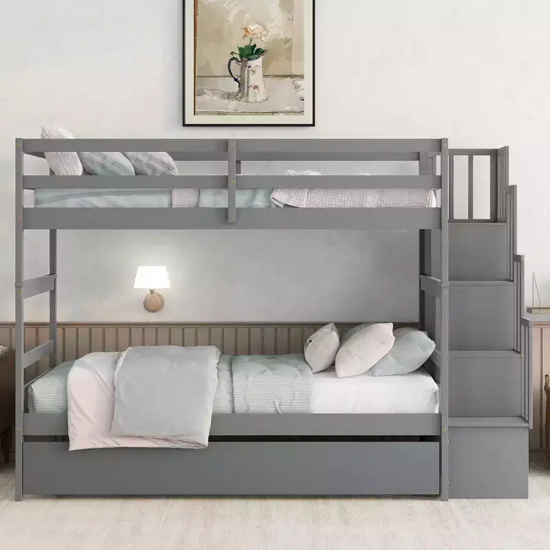 Lits superposés avec tiroirs lits mezzanine