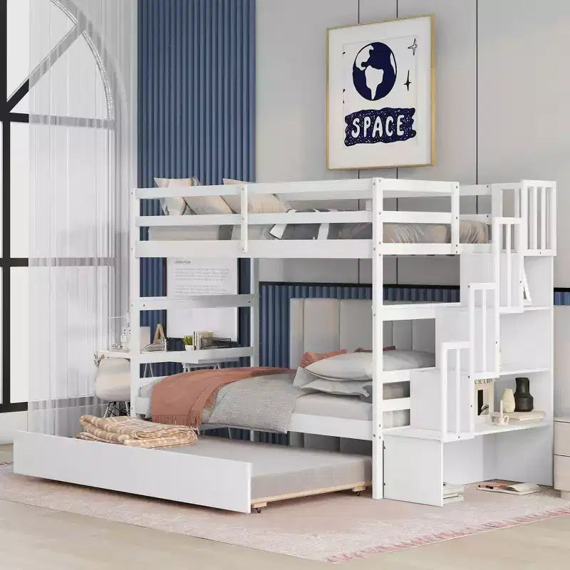 Lits superposés avec tiroirs lits mezzanine