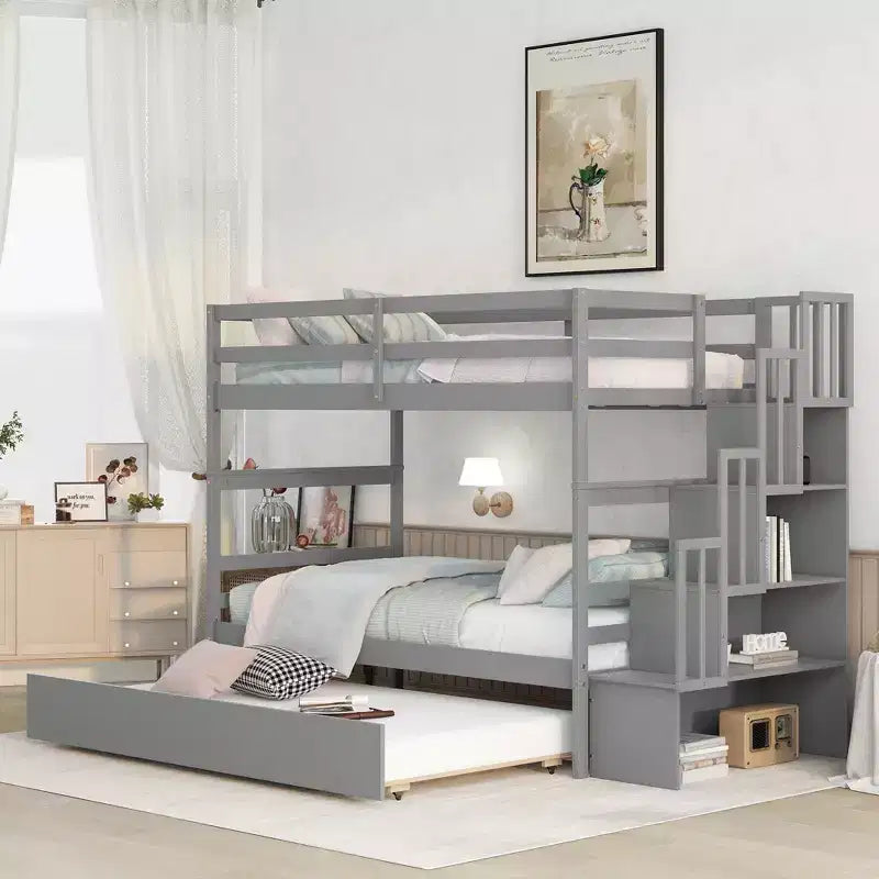 Lits superposés avec tiroirs lits mezzanine