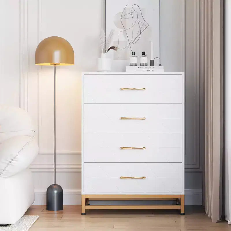 Coiffeuse de chambre blanche