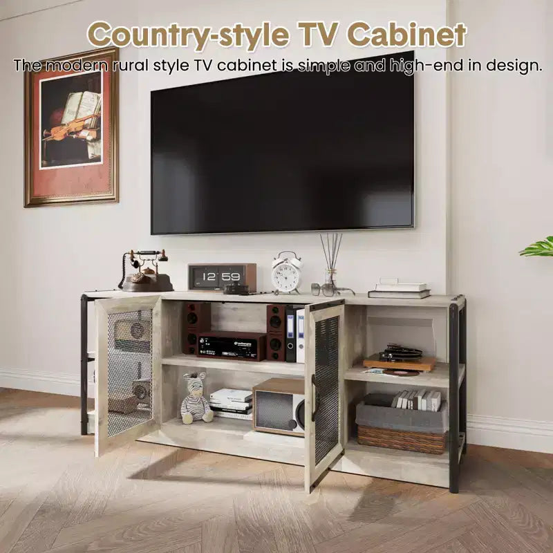 Meuble TV style rustique
