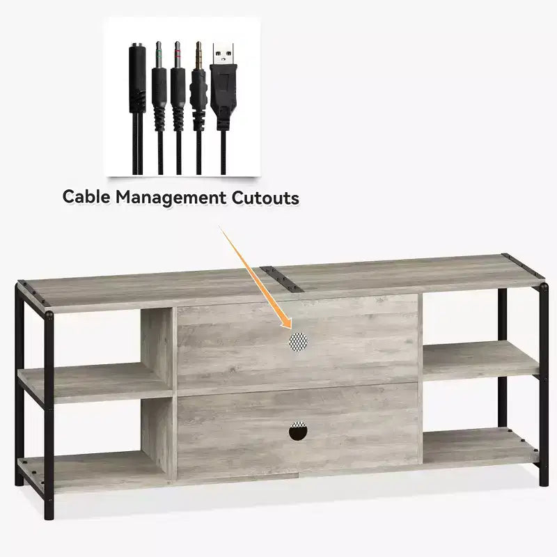 Meuble TV style rustique