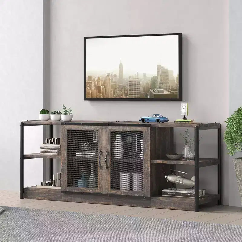 Meuble TV style rustique