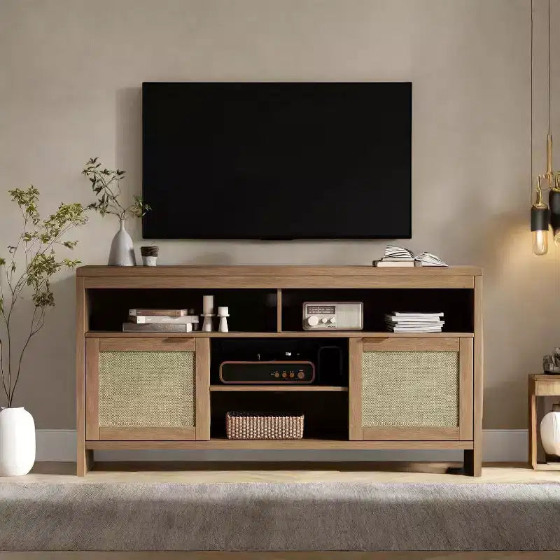 Meuble TV de style bohème