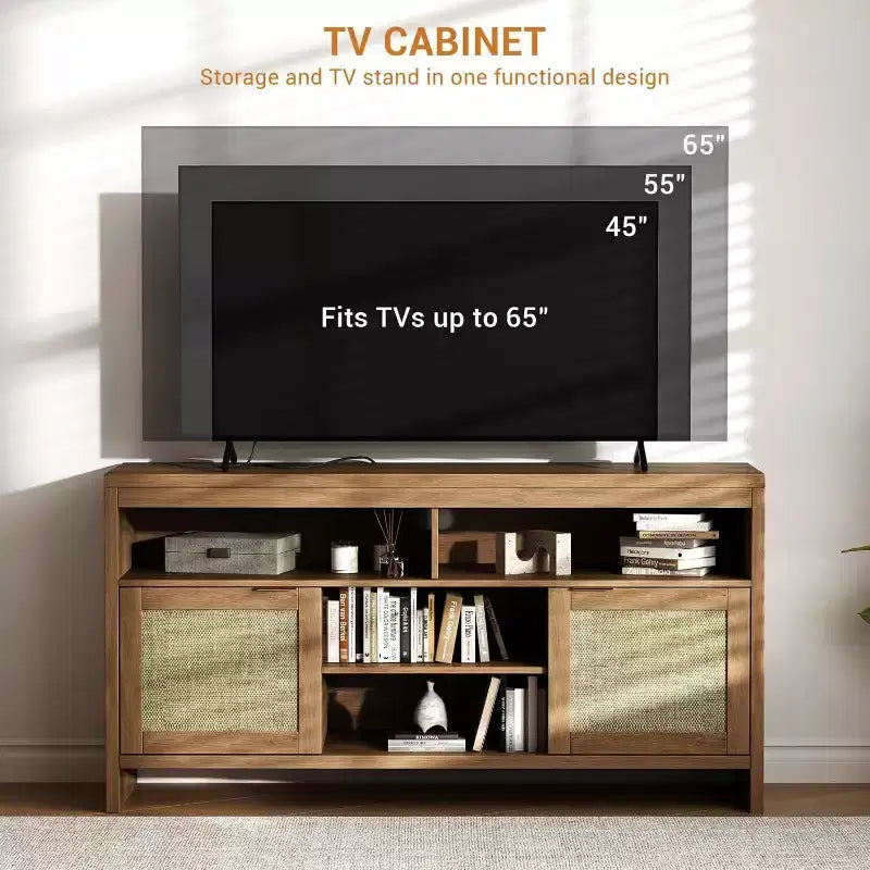 Meuble TV de style bohème