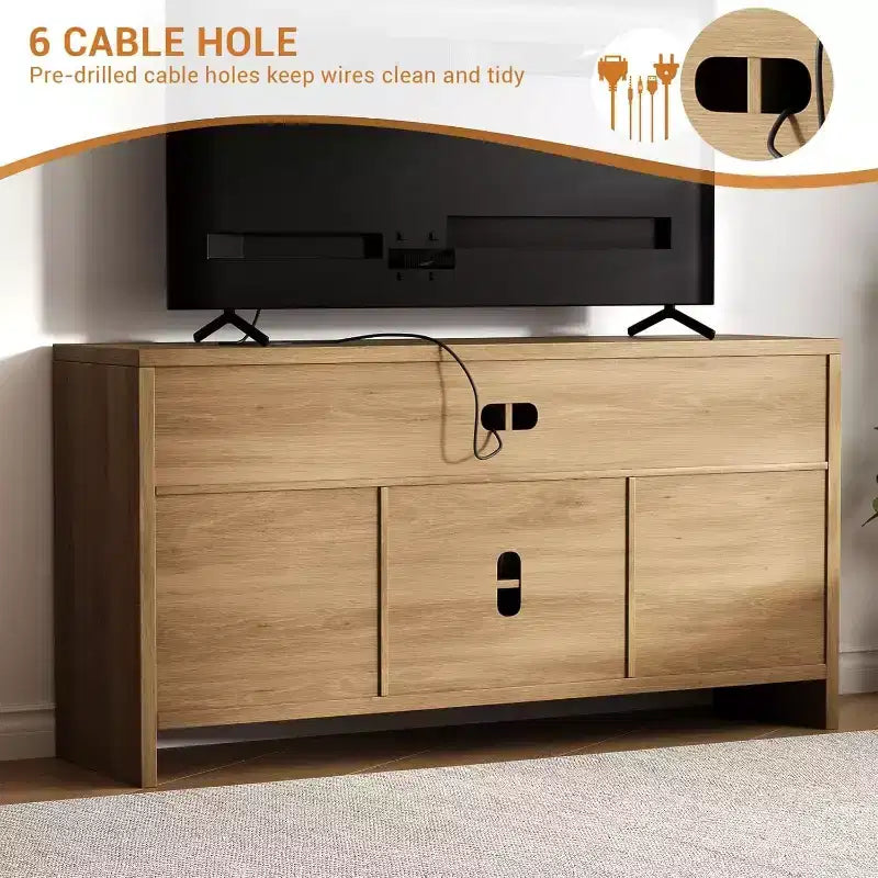 Meuble TV de style bohème