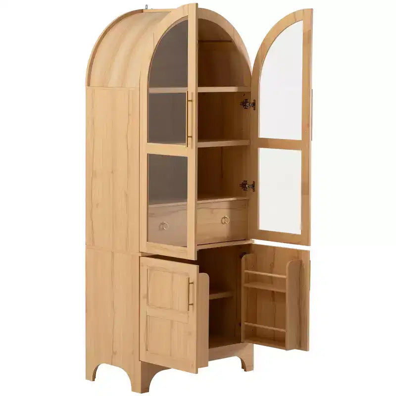 Meubles de rangement de cuisine hauts et voûtés