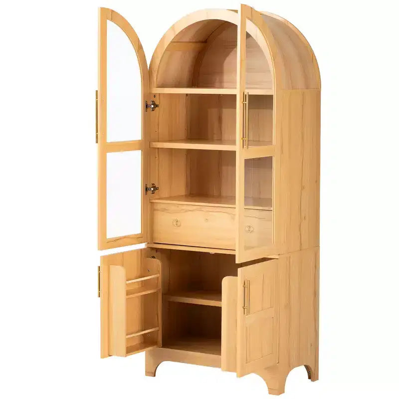 Meubles de rangement de cuisine hauts et voûtés