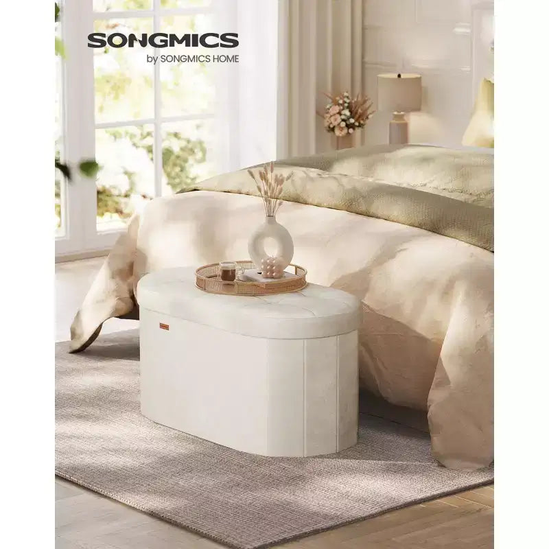Tabouret de rangement pliable