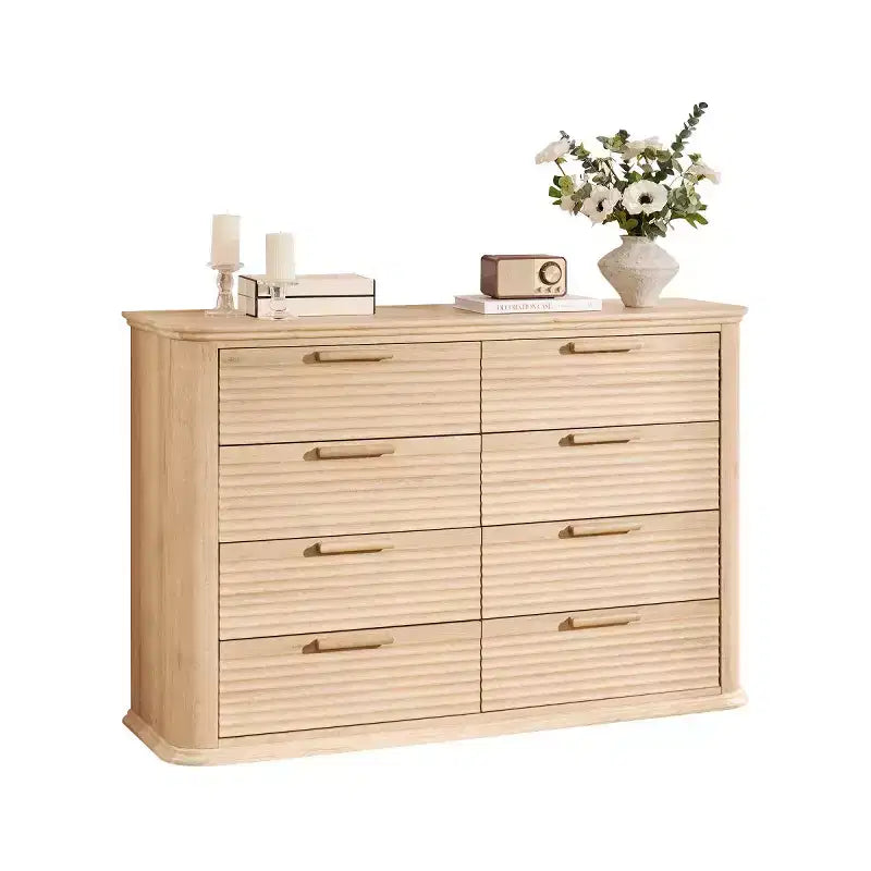 Armoire de chambre moderne avec huit tiroirs