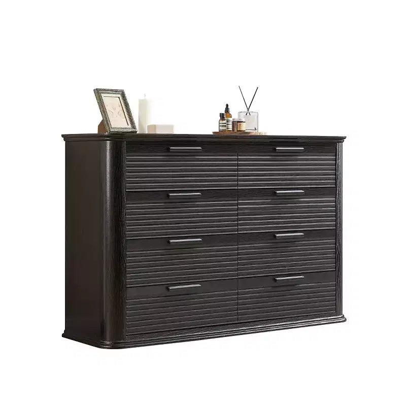 Armoire de chambre moderne avec huit tiroirs