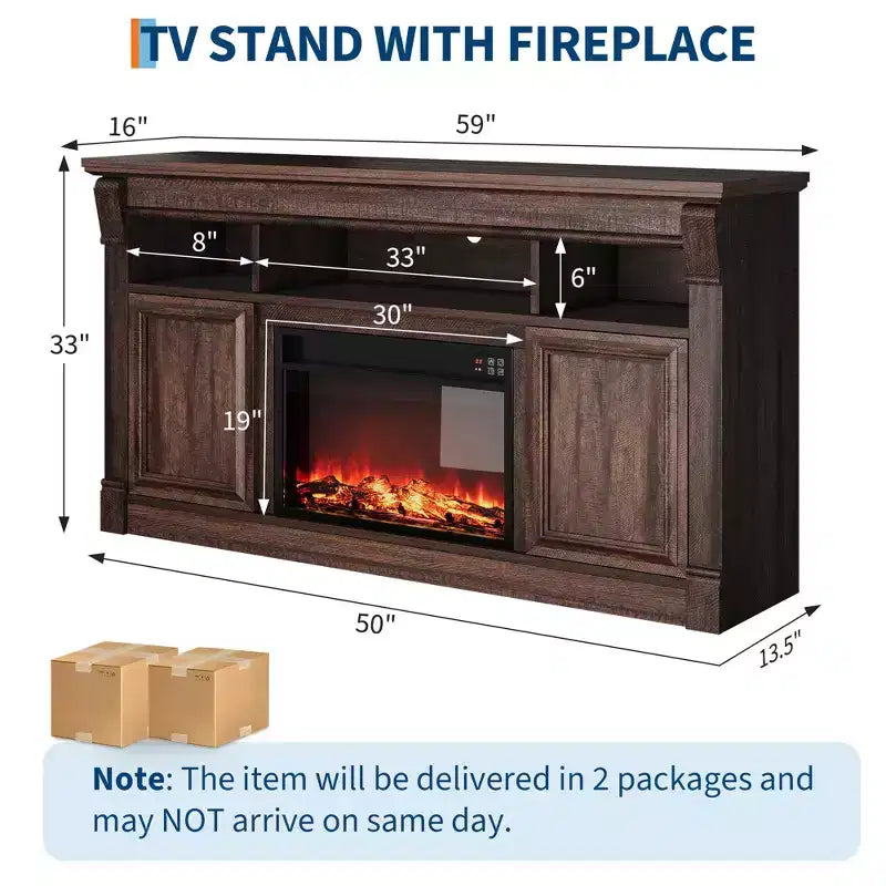 Meuble TV style rustique