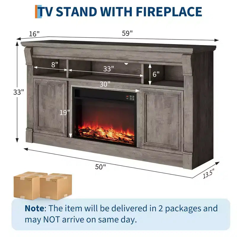 Meuble TV style rustique