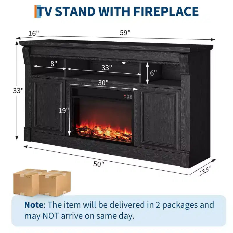 Meuble TV style rustique