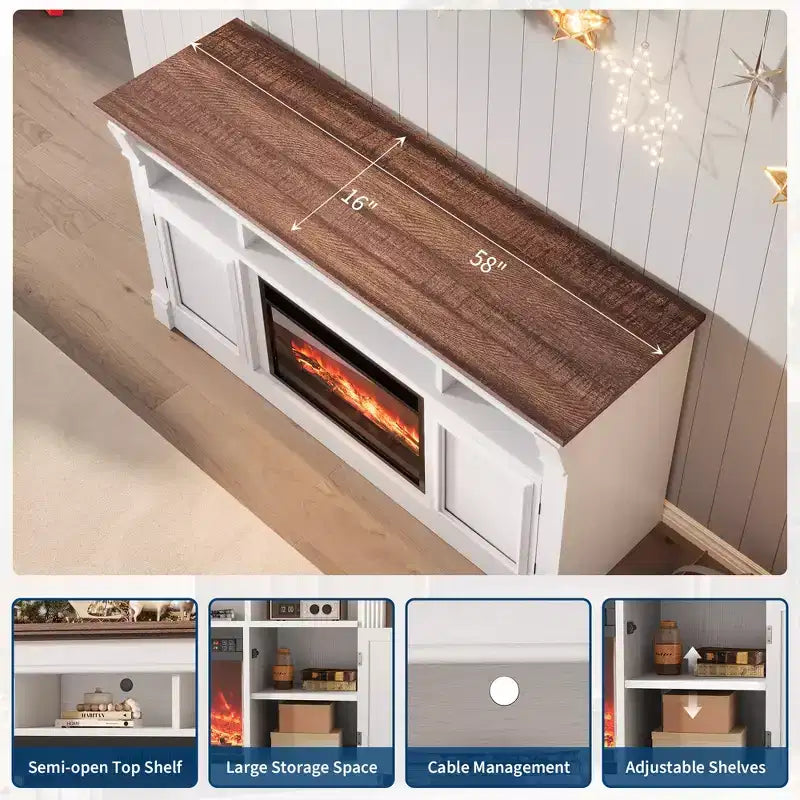 Meuble TV style rustique