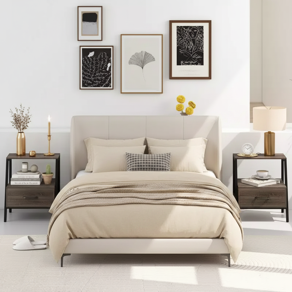Table de chevet de style campagnard